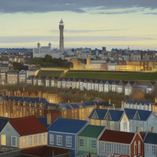 Brighton on Football Game Day in Hopper Style