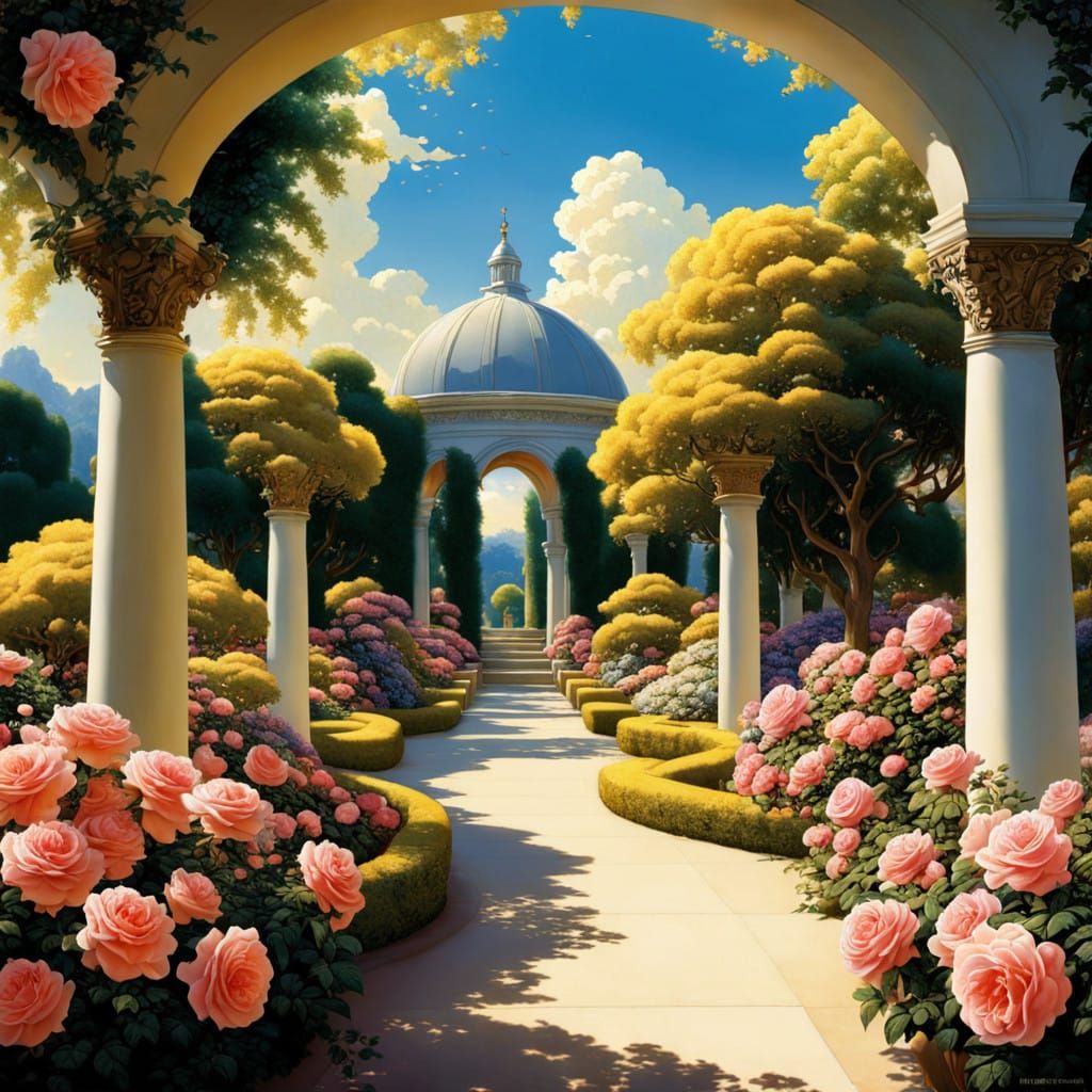 Garden of Innocence in Vibrant Colors