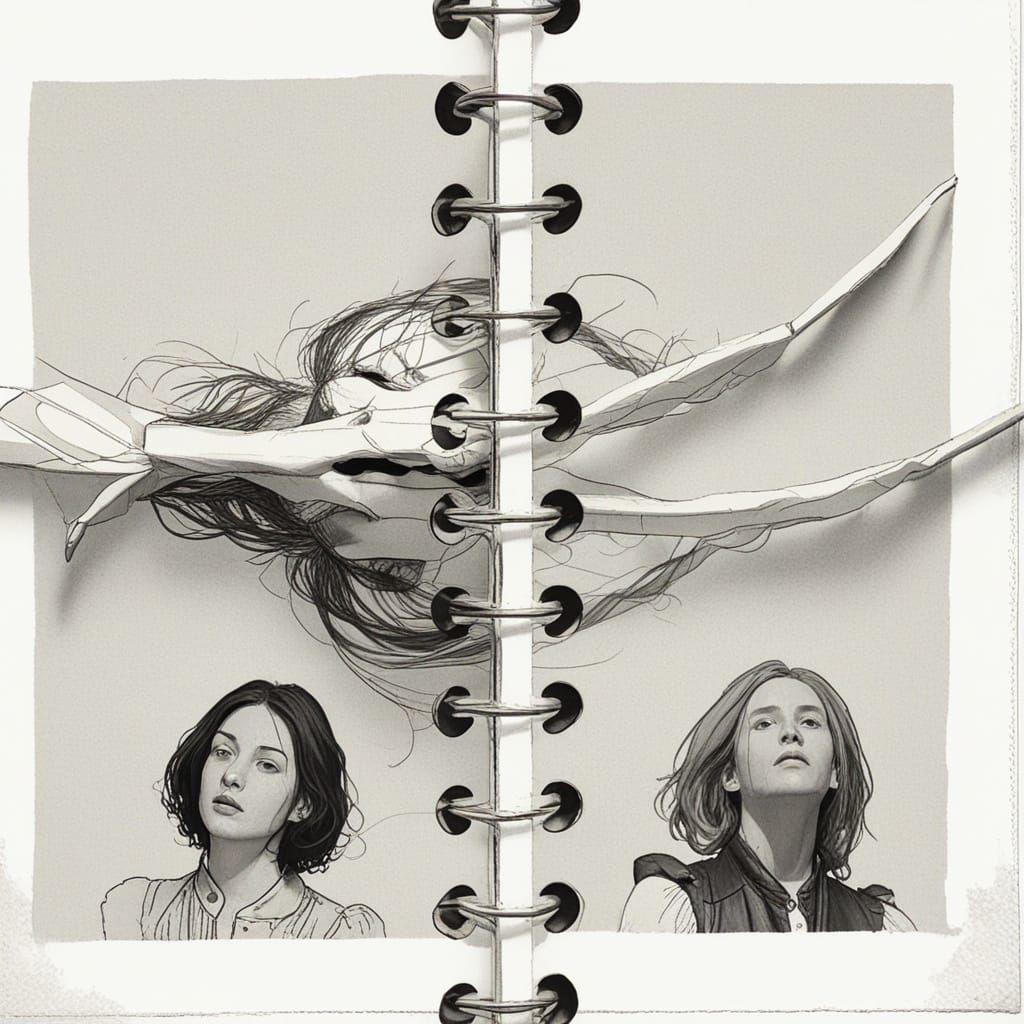 Gatubela Dances on Balcony in Gothic Gouache Style