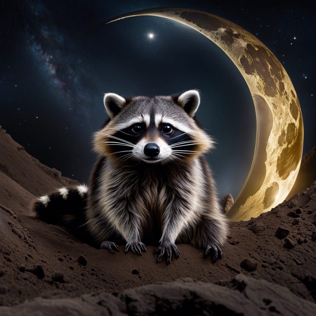 Raccoons on the Dark Side of the Moon