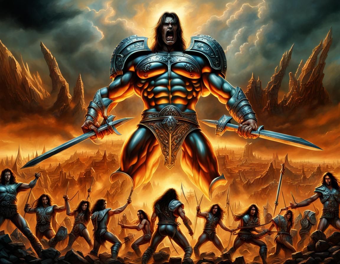 Epic Warriors United Against Chaos: 80s Style