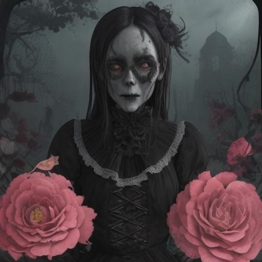 dawn ossuary catacomb art banality of evil mercury violet ink colored insidiously in 3 color layers red green blue falle...