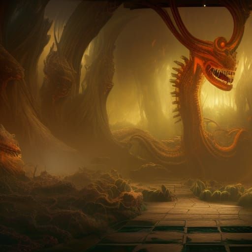 Eldritch Monster Hosts TV Game Show