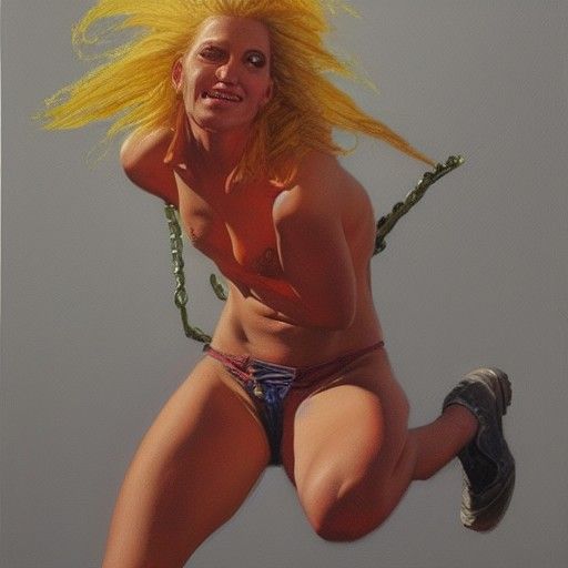 Character Portrait in Oil Painting Style