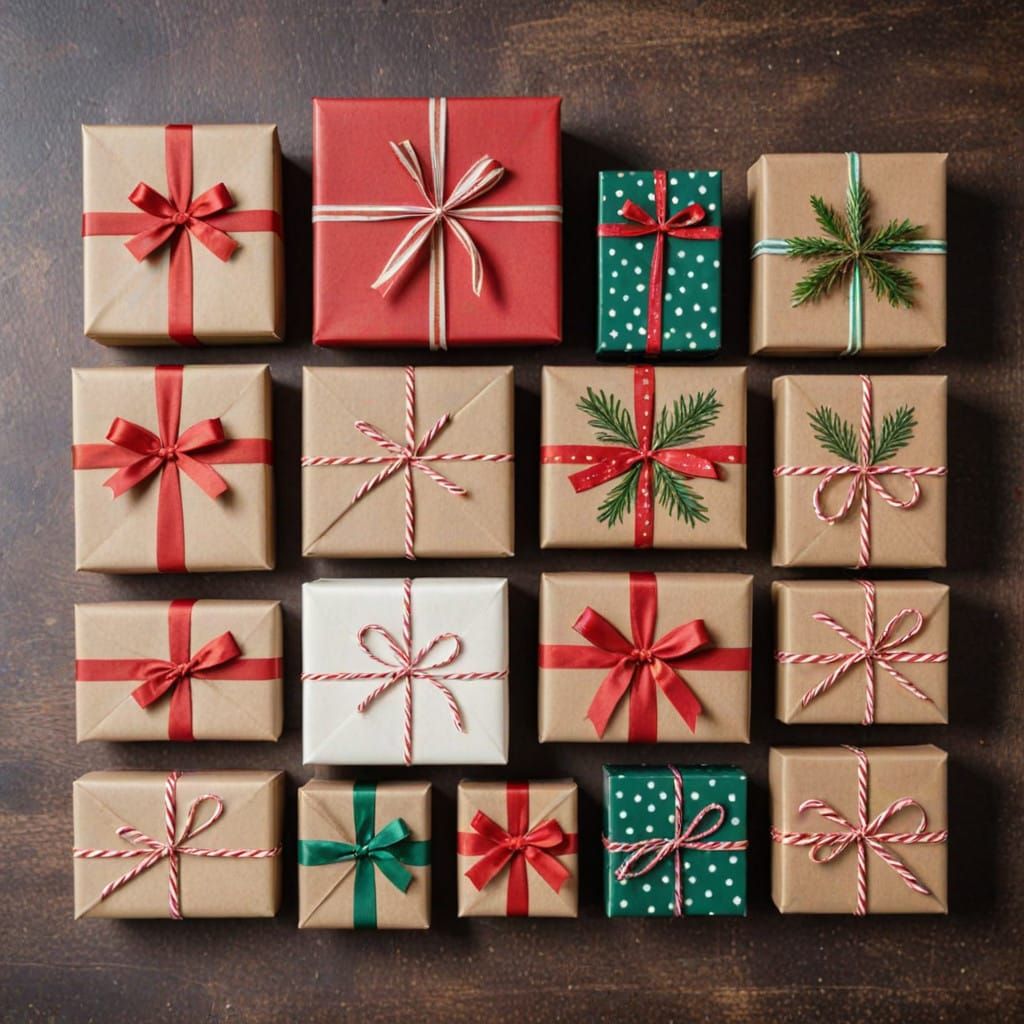 Christmas Gift Boxes in Various Sizes