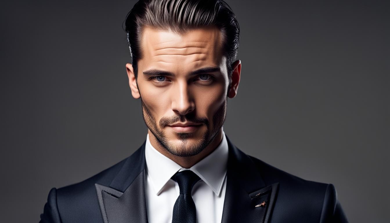 Team of Handsome Italian Men with Slicked Hair