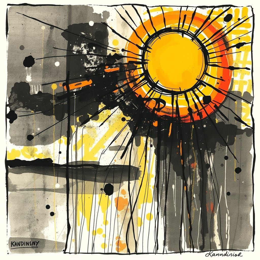 Fractured Sun.  Hard Rain Gonna Fall.