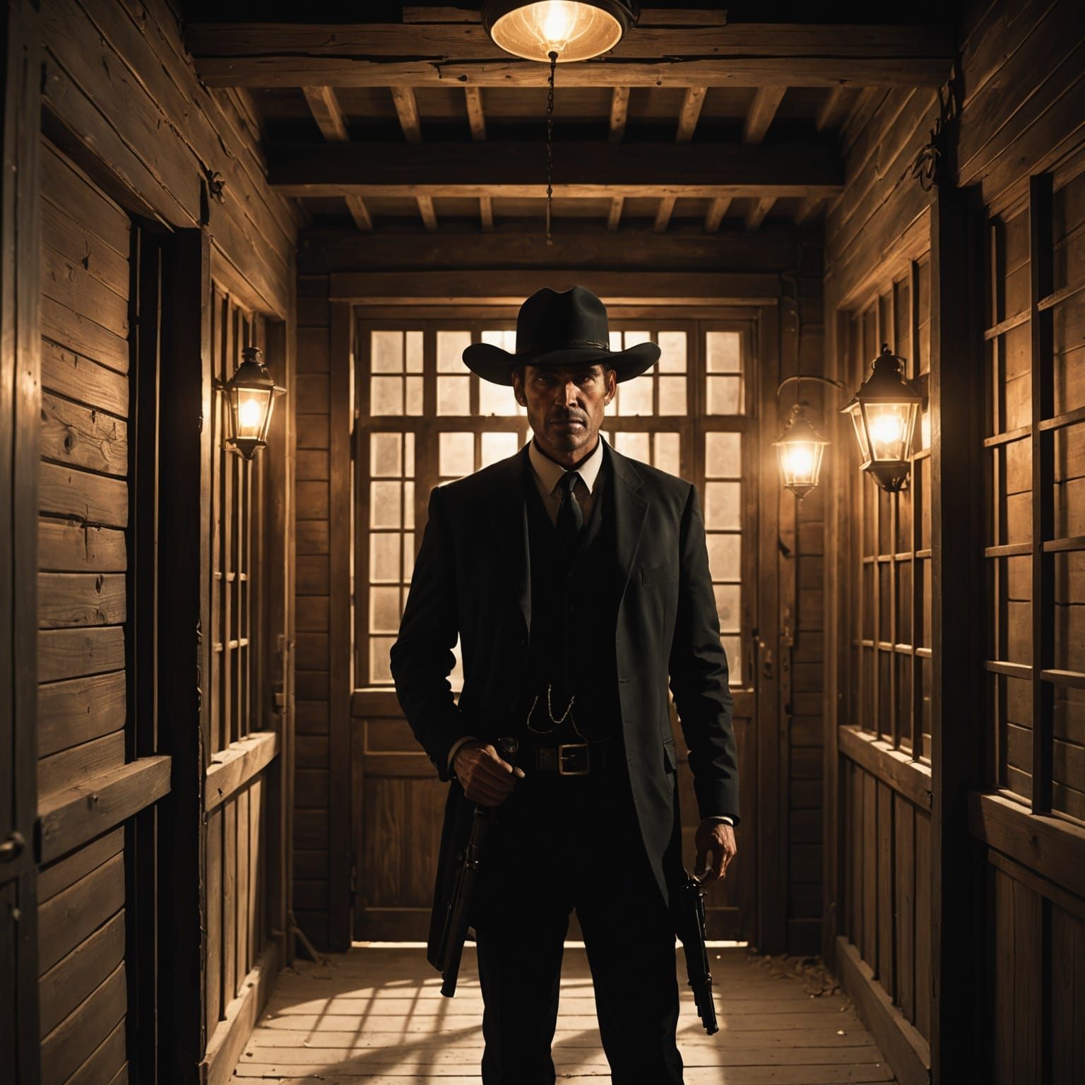 Men in Black Agent in Wild West Jail