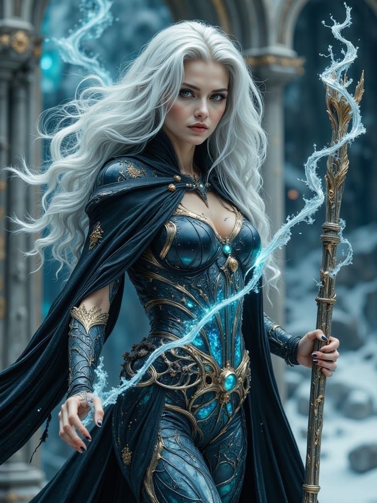 Hrimwicce - Germanic witch of ice and cold.