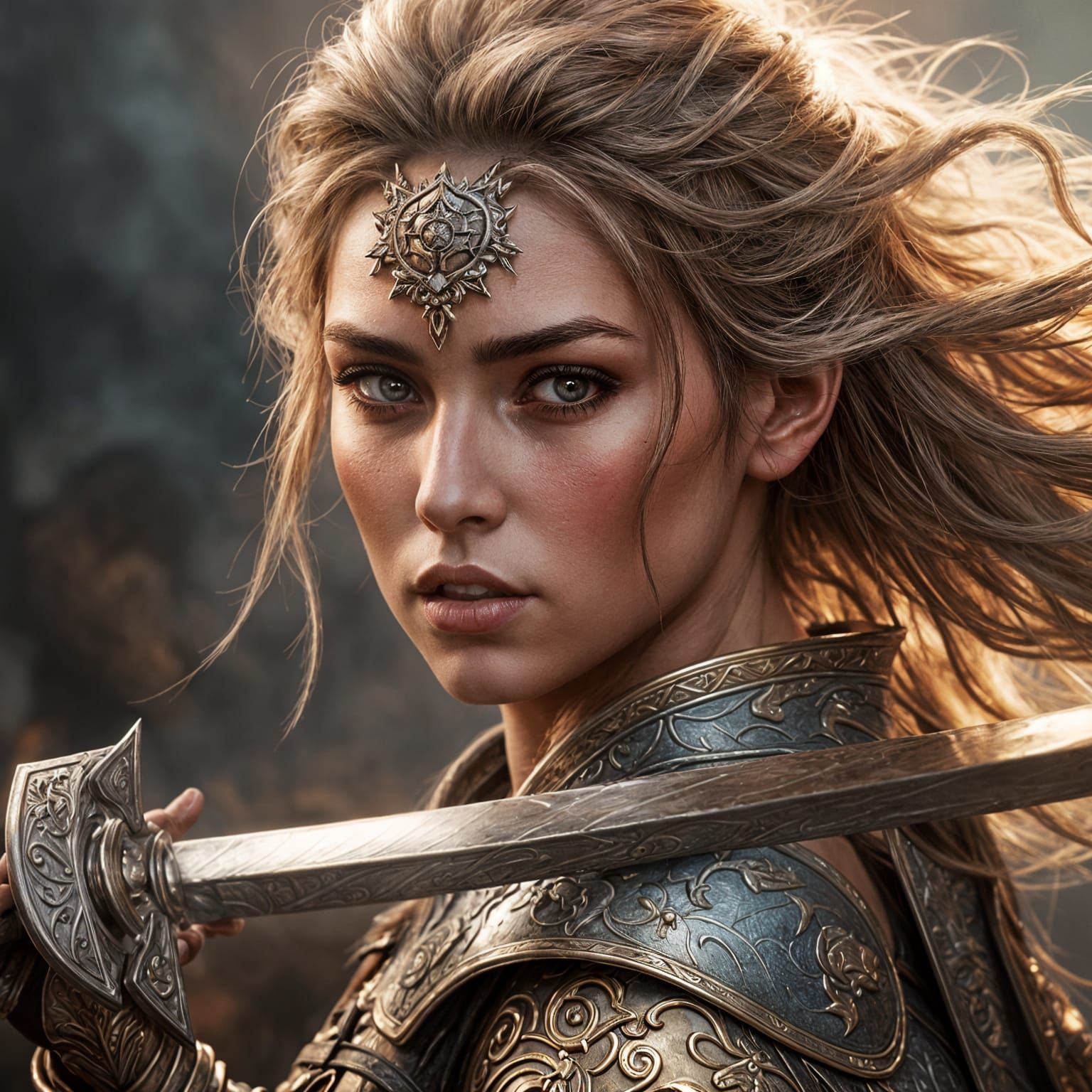 Enchantress in Elegant Armor