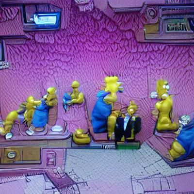 The Simpsons Family Portrait