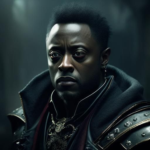 Omar Epps as Vampire: Digital Matte Painting
