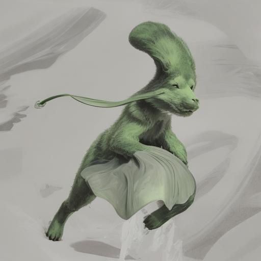 Pure Green Monochromatic Image