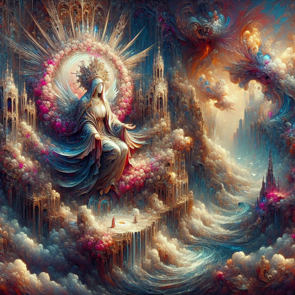 Queen of Love: Fantasy Matte Painting