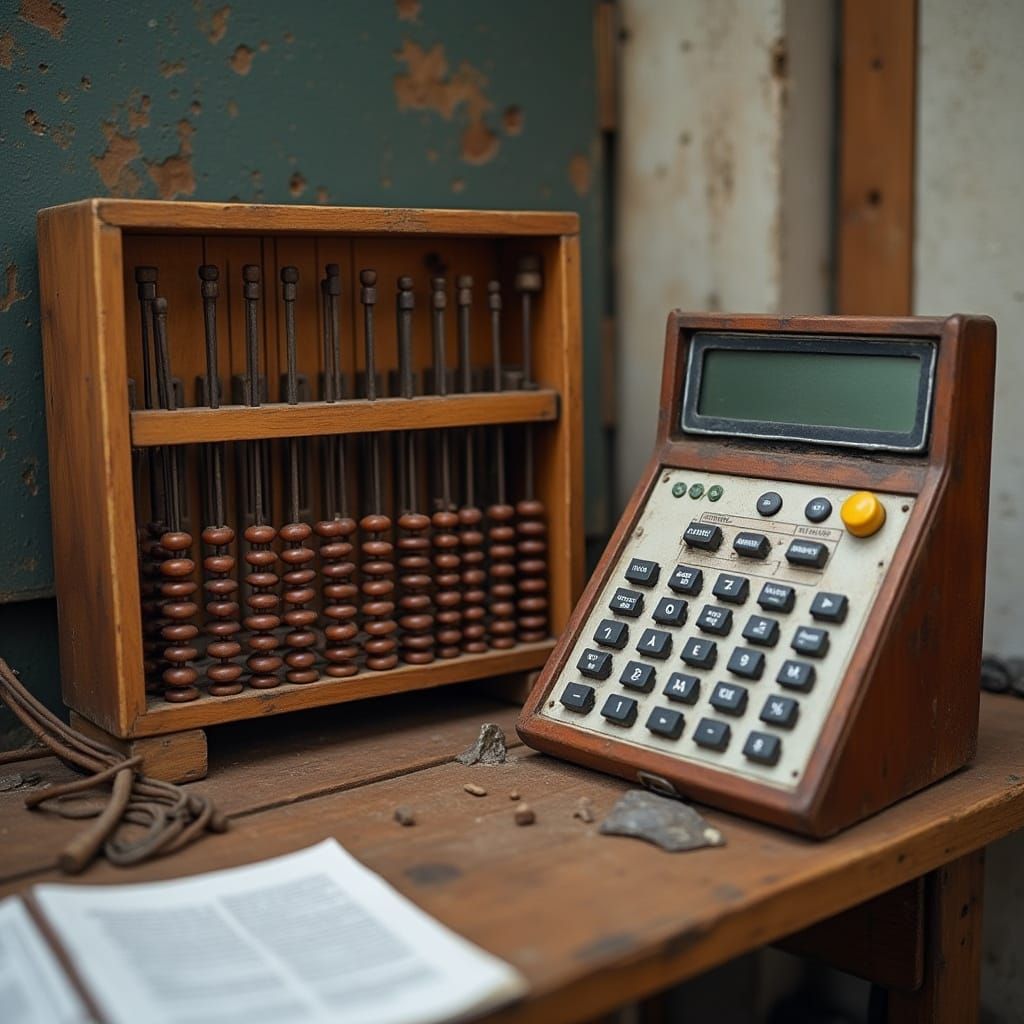 Abacus and Calculator: Past Meets Future
