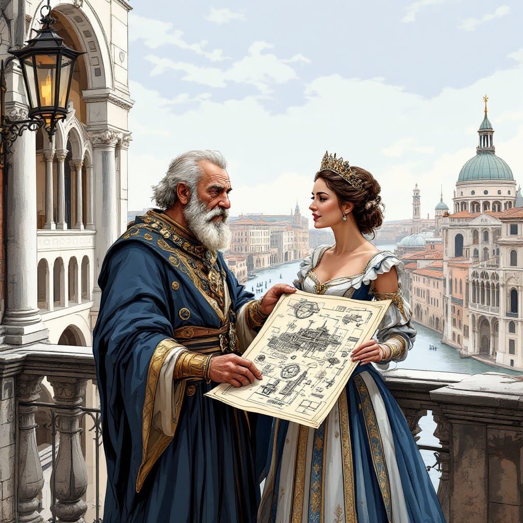 Renaissance Master Unveils Enchanted Machines to a Royal Pat...