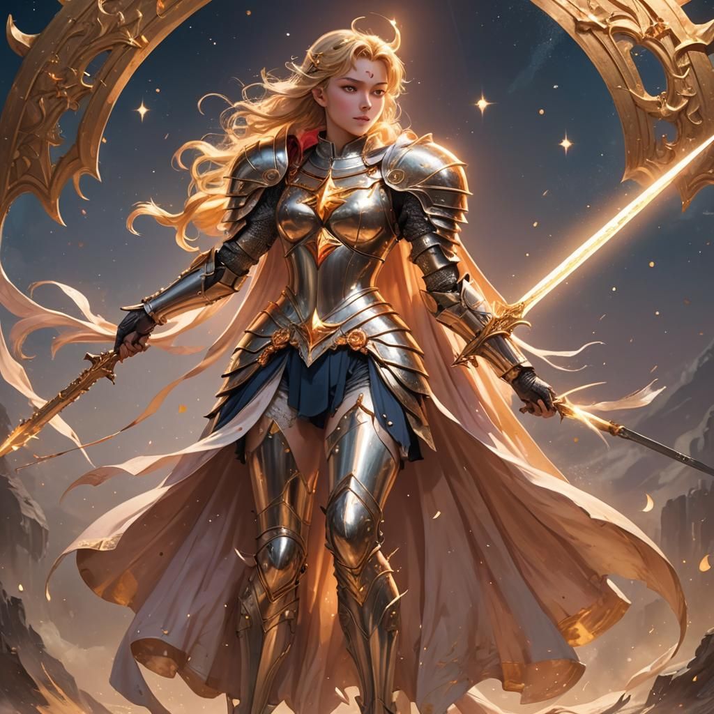 Sailor Moon Inspired Knight Concept Art