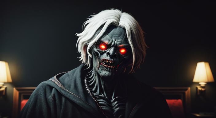 Horrifying Sleep Paralysis Demon in the Darkness