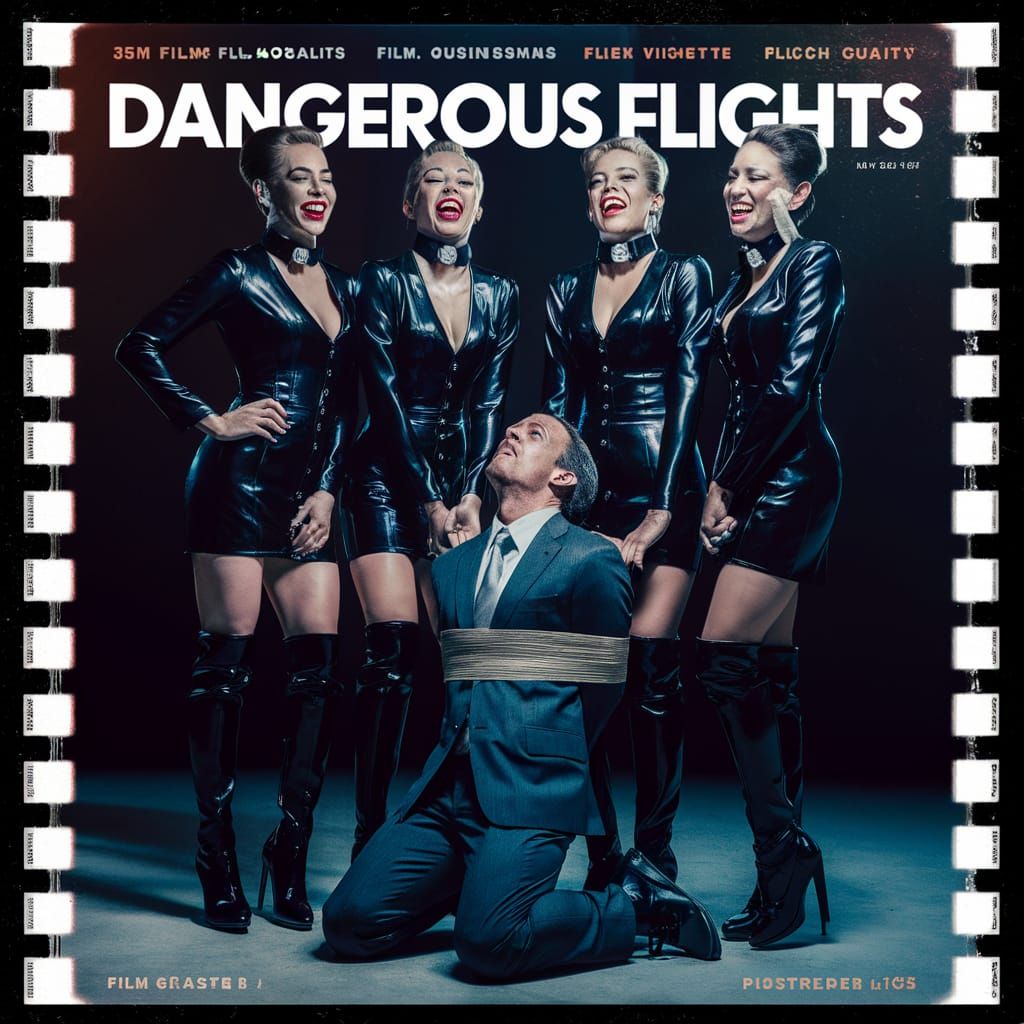 Glamorous Flight Attendants Commandeer Businessman in Ominou...