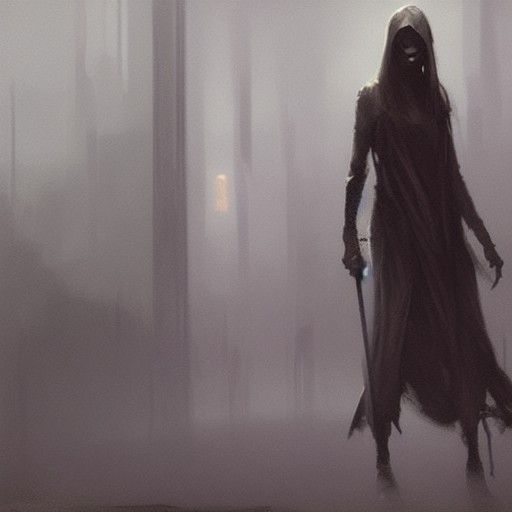 Sinister Depression Image in Dark Fantasy Style