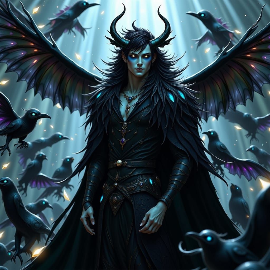 Pale Demon of Ravens in Gothic Romanticism