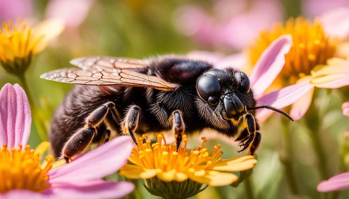 Mole and Bee in Monet-Inspired Impressionist Meadow