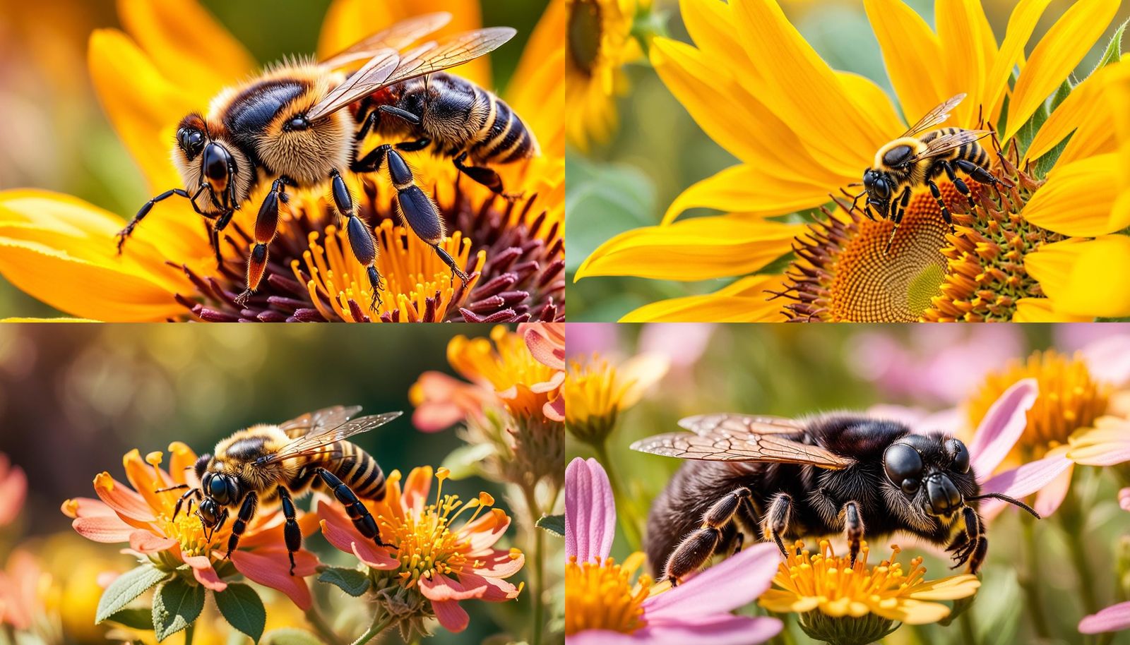 Mole Amidst Flowers in Sharp Focus