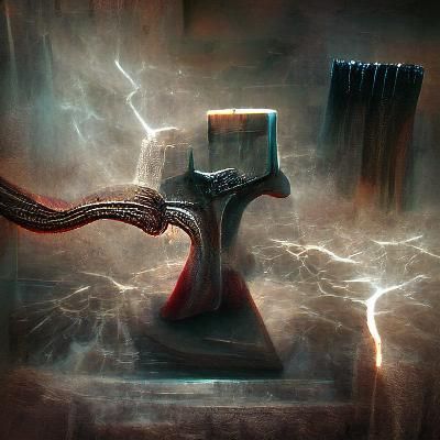 Sinister Mjolnir Art Illustration