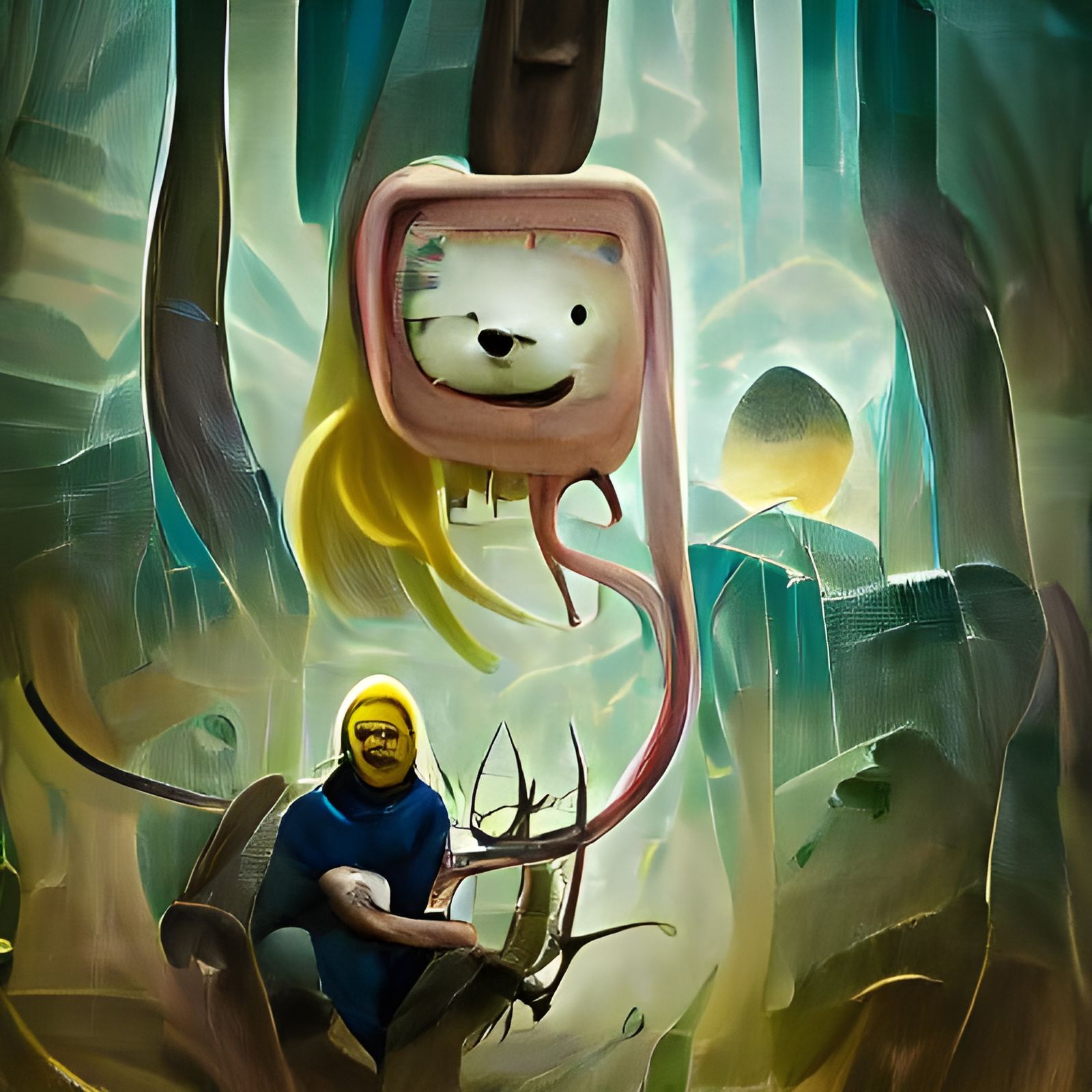 Adventure Time Inspired Fantasy Illustration