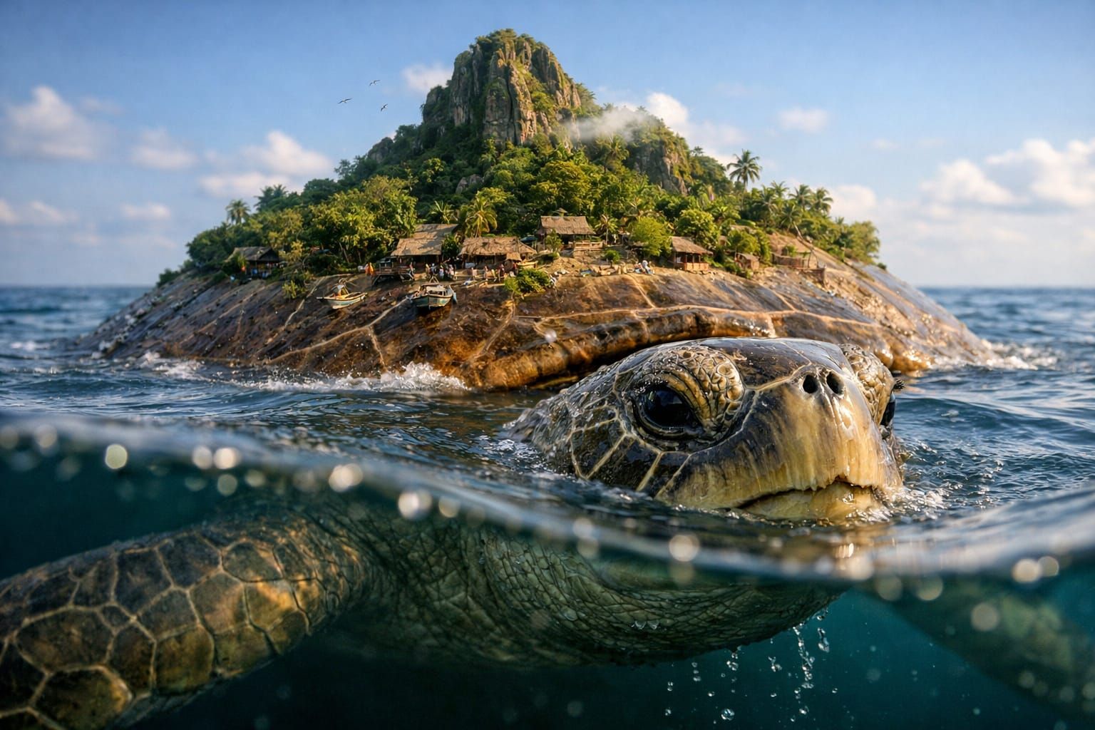 Zaratur, the Island turtle