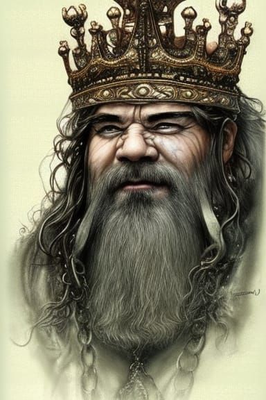 Portrait of the dwarf king