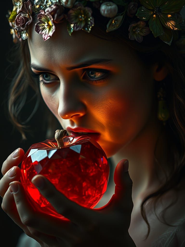 Ethereal Eve in Moody, Chiaroscuro Lighting