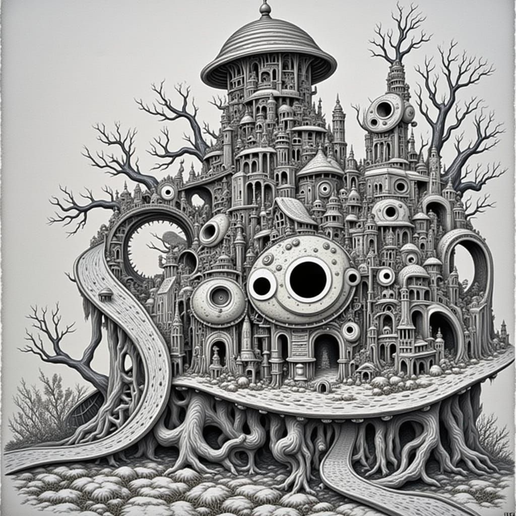 Absurdist Emoji Character Mashup