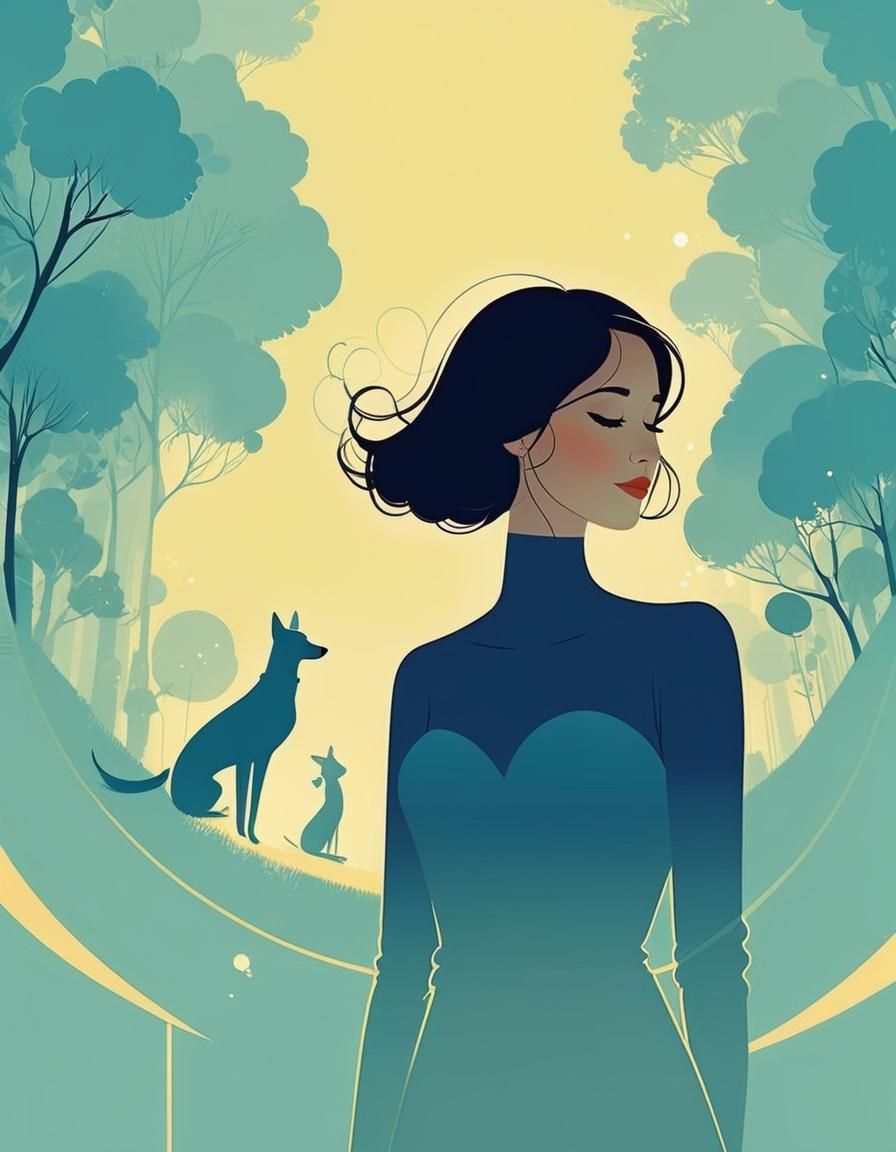 Vibrant Digital Illustration in Cel-Shaded Style