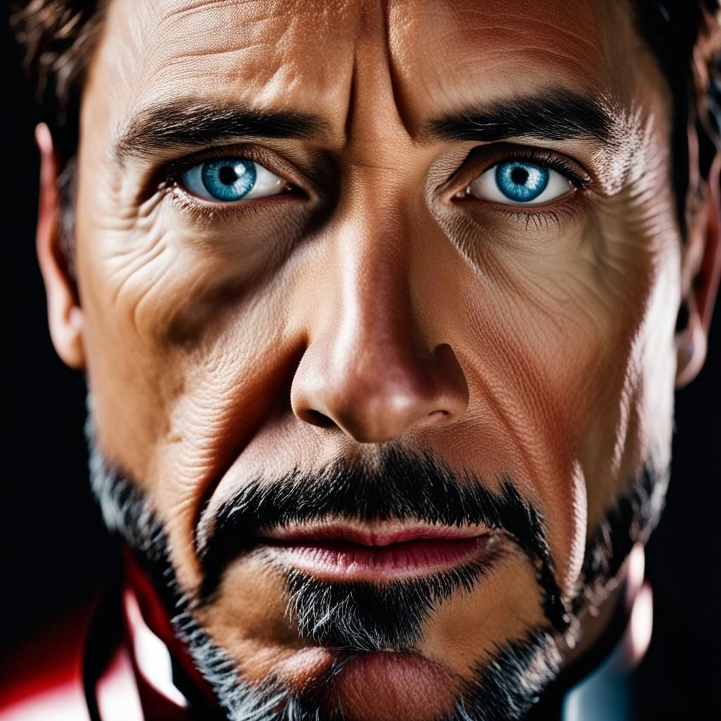 Iron Man Professional Portrait in Studio Lighting