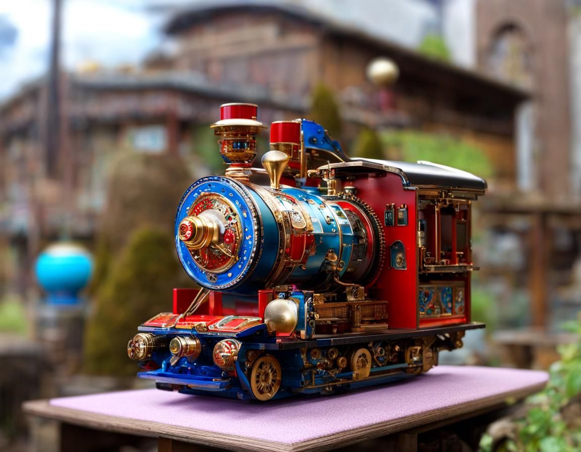 Genie Nitro in Tilt-Shift Maki-e Style