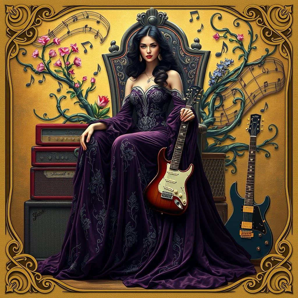 Cyberpunk Goddess Reigns Among Sonic Bloom