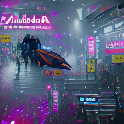 Akihabara Arrival: Cyberpunk Neon Cityscape