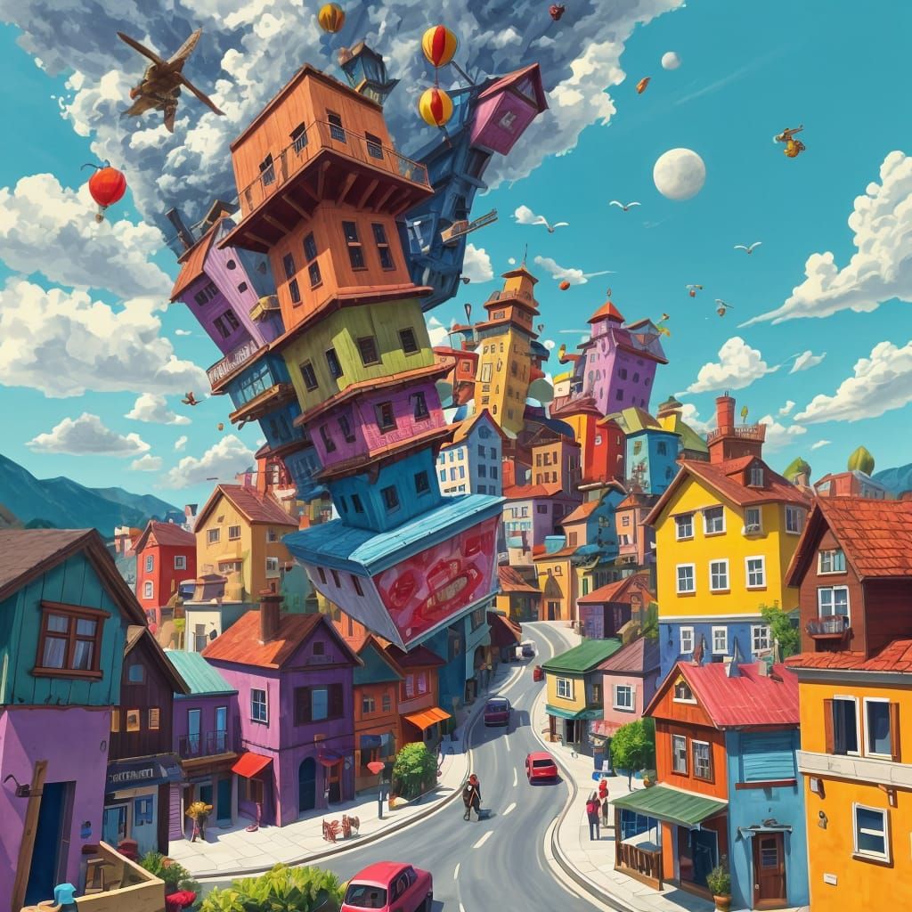 Moving day in down town