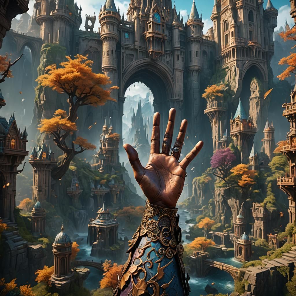 Fantastical High Five in Deep Color