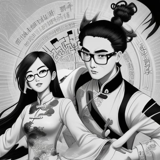 Donghua (China): This refers to Chinese animation, with a rich history and diverse styles.

 Style: Black and white 

Nu...