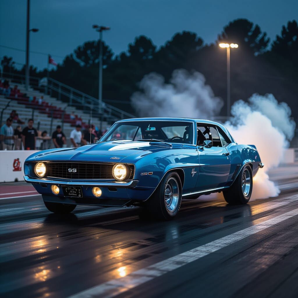 Le Mans Blue 1969 Camaro Ready to Race