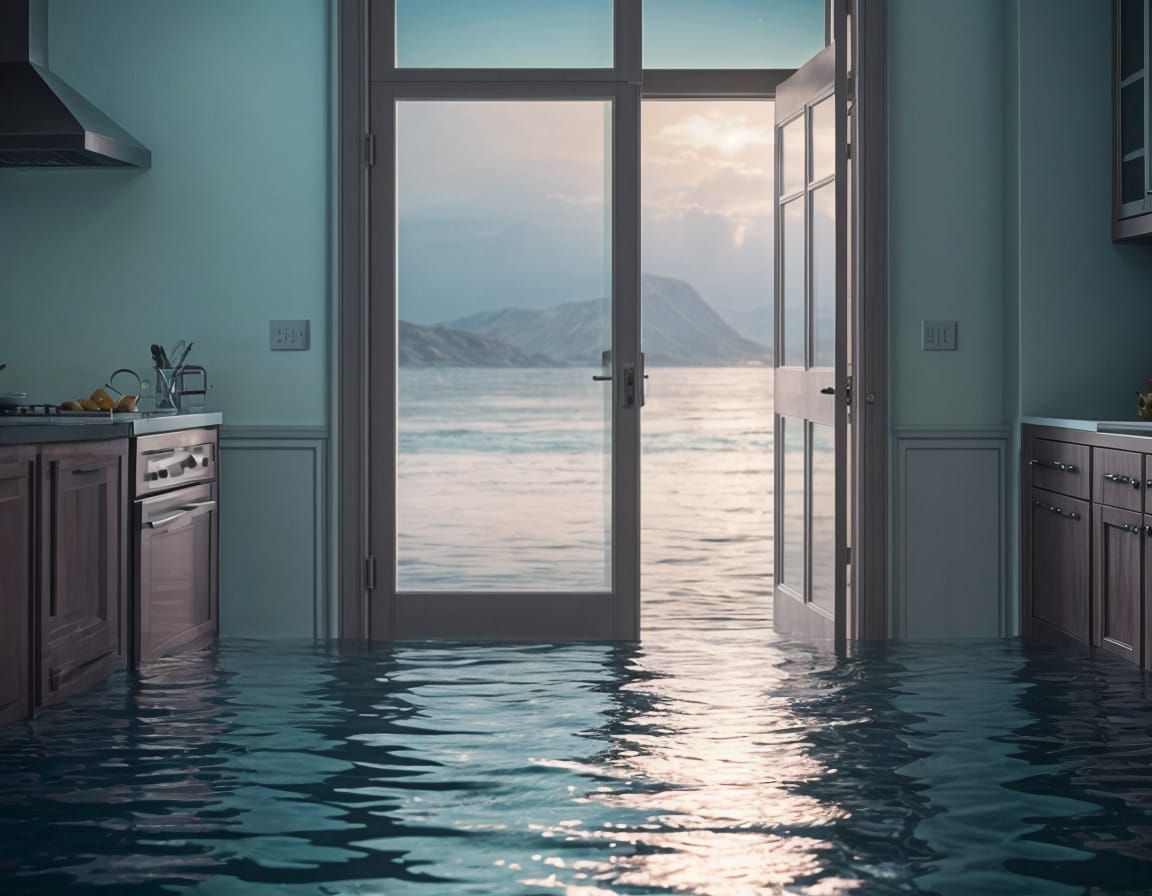 Sunset Backdoor to the Ocean