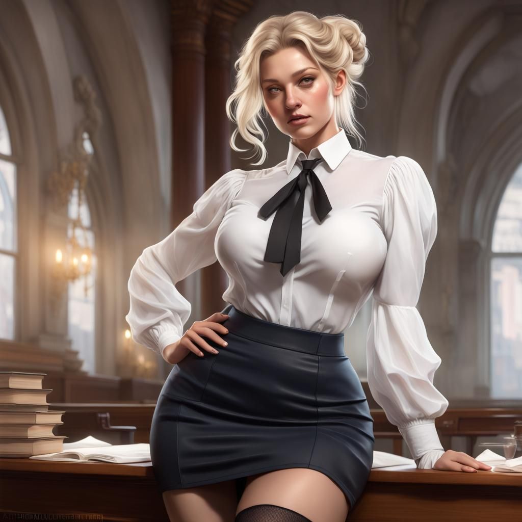 Photorealistic 3D Portrait of Scientist Ada