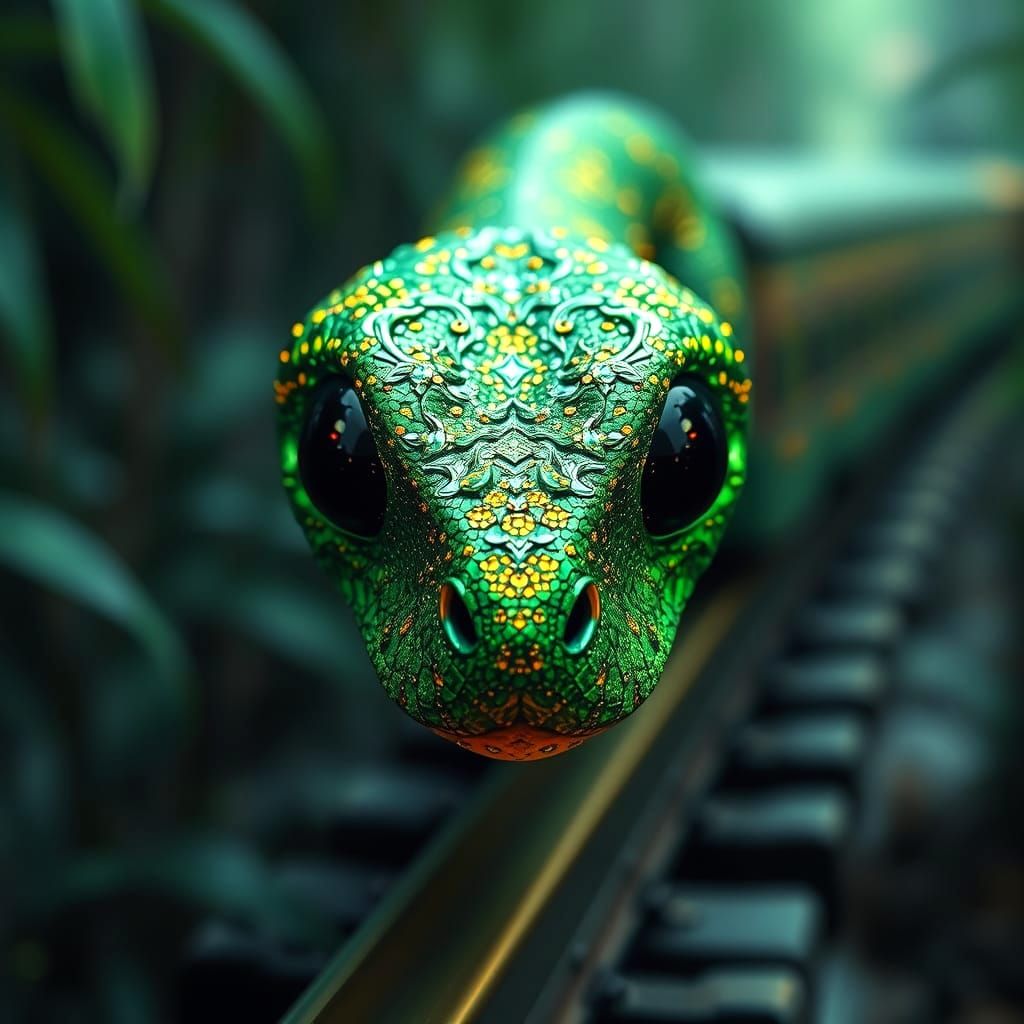 The green snake