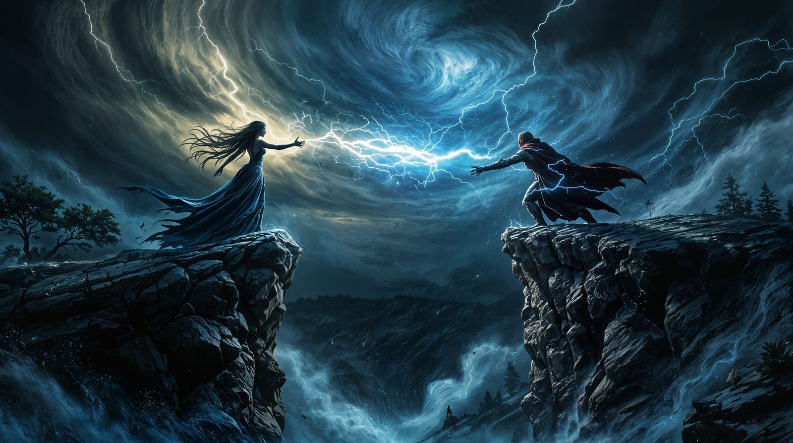 Epic Confrontation in the Eye of the Storm