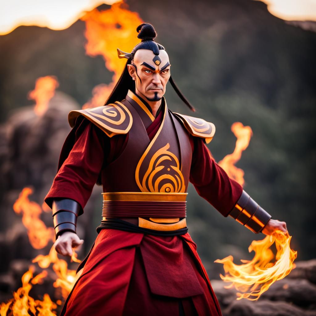 Fire Lord Ozai Portrait from Avatar: The Last Airbender