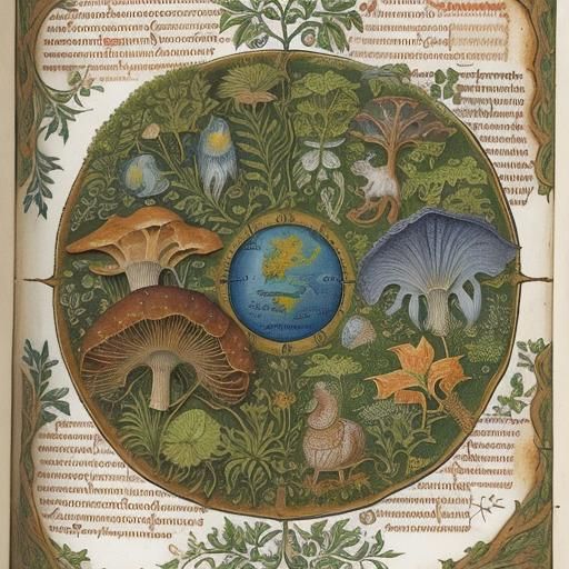 Prehistoric Landscape as Medieval Manuscript Illustration