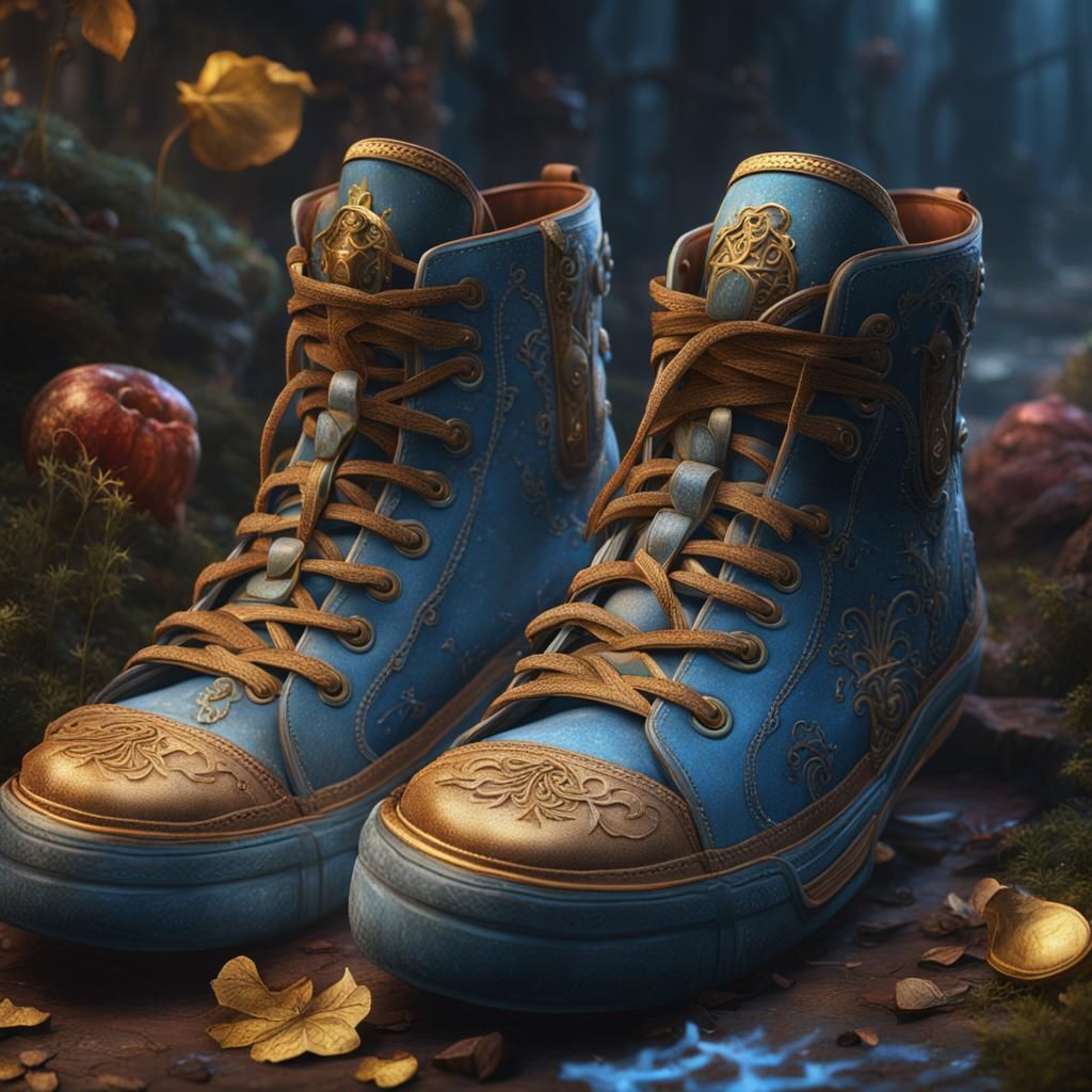 Cinderella's Lost Sneakers: A Detailed Matte Painting