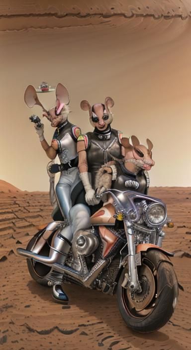 Biker Mice From Mars Digital Art